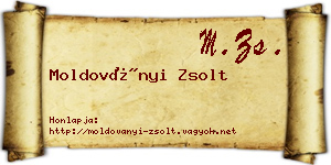 Moldoványi Zsolt névjegykártya